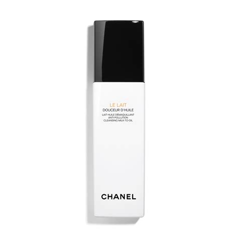 le lait douceur d'huile chanel|chanel intense makeup remover.